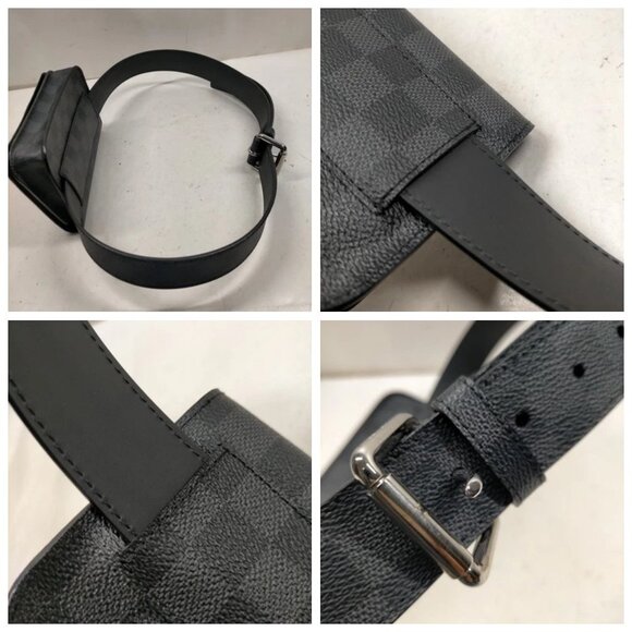 Louis Vuitton LV Waist Pouch Sanctuaire Pochette HommeDamier Graphite 692-042925 - Picture 7 of 13